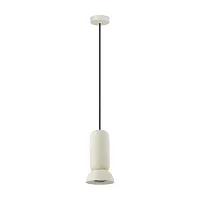 Светильник подвесной Kerama 5054/1E Odeon Light белый 1 лампа, основание чёрное в стиле современный трубочки